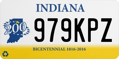 IN license plate 979KPZ
