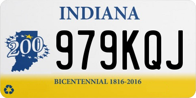 IN license plate 979KQJ