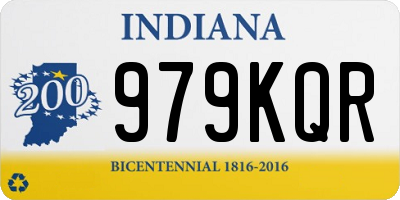 IN license plate 979KQR