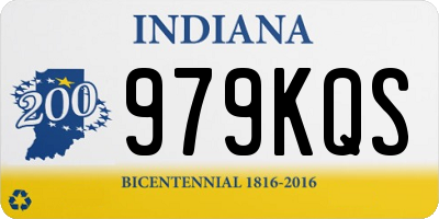 IN license plate 979KQS
