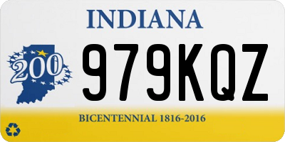 IN license plate 979KQZ