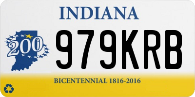 IN license plate 979KRB