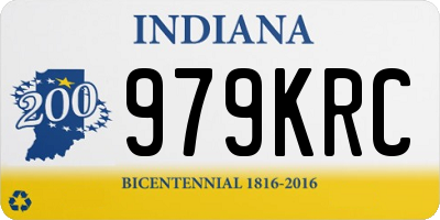 IN license plate 979KRC