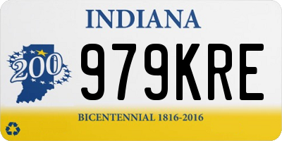 IN license plate 979KRE