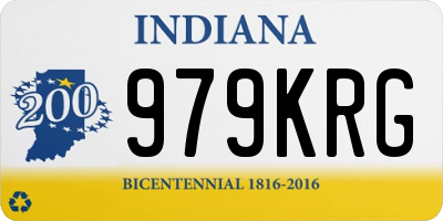 IN license plate 979KRG