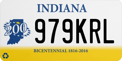 IN license plate 979KRL
