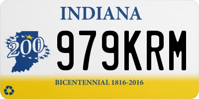 IN license plate 979KRM
