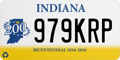 IN license plate 979KRP