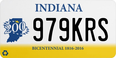IN license plate 979KRS