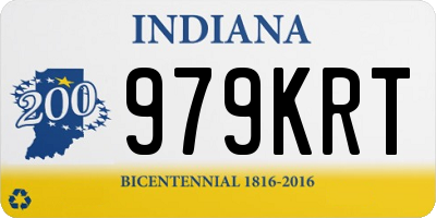 IN license plate 979KRT