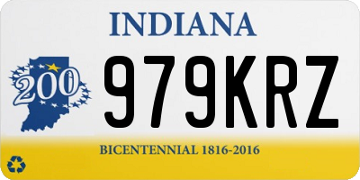 IN license plate 979KRZ