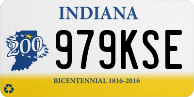 IN license plate 979KSE