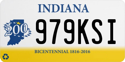 IN license plate 979KSI