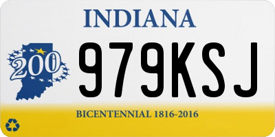 IN license plate 979KSJ