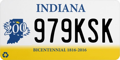 IN license plate 979KSK