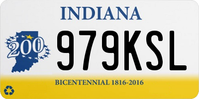 IN license plate 979KSL