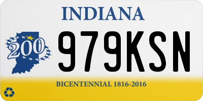 IN license plate 979KSN