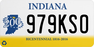 IN license plate 979KSO