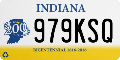 IN license plate 979KSQ