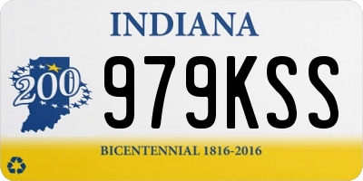 IN license plate 979KSS
