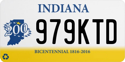 IN license plate 979KTD