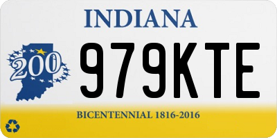 IN license plate 979KTE