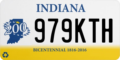 IN license plate 979KTH
