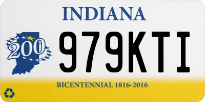 IN license plate 979KTI
