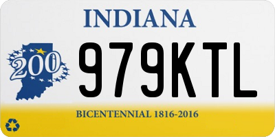 IN license plate 979KTL