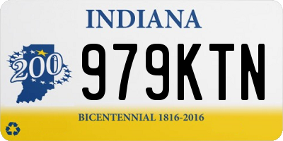IN license plate 979KTN