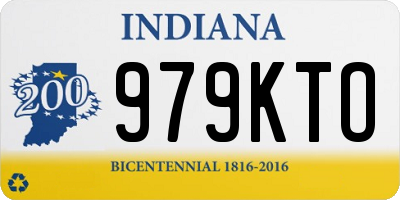 IN license plate 979KTO
