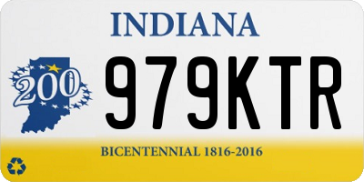 IN license plate 979KTR