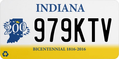 IN license plate 979KTV