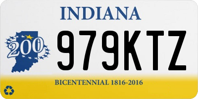 IN license plate 979KTZ