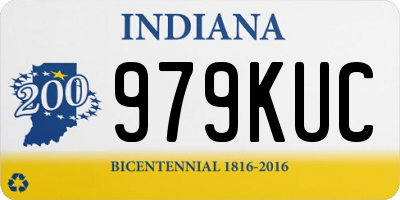 IN license plate 979KUC