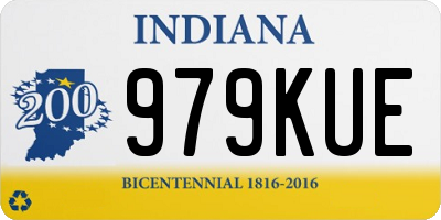 IN license plate 979KUE