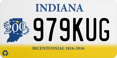 IN license plate 979KUG