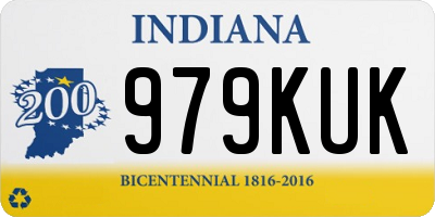 IN license plate 979KUK