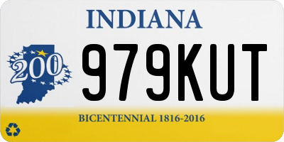 IN license plate 979KUT