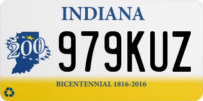 IN license plate 979KUZ