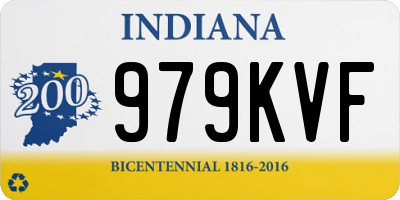 IN license plate 979KVF