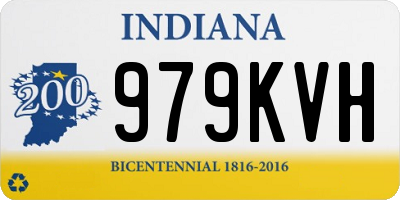 IN license plate 979KVH