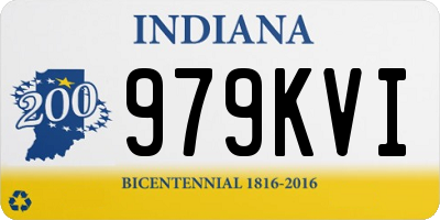 IN license plate 979KVI