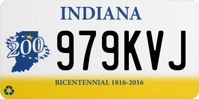 IN license plate 979KVJ
