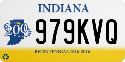 IN license plate 979KVQ
