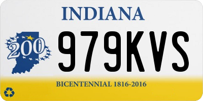 IN license plate 979KVS