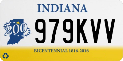 IN license plate 979KVV