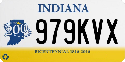 IN license plate 979KVX