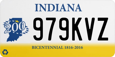 IN license plate 979KVZ