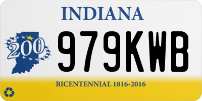 IN license plate 979KWB